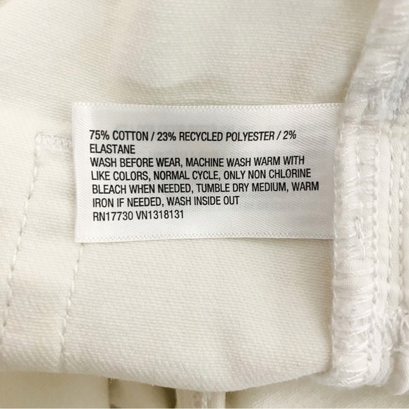 Cat & Jack Girls Skinny Ultimate Stretch White Jeans Sz 16 Adjustable Waist NWT - Picture 6 of 7